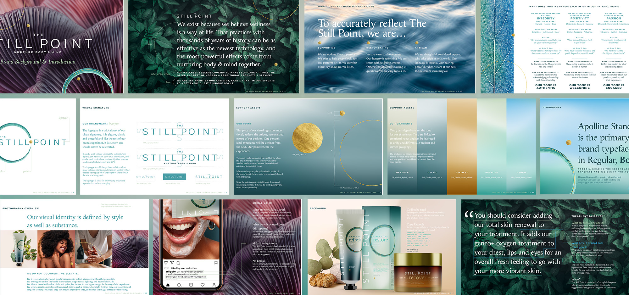 Brand Guidelines, Visual Identity Style guide, tone of voice guidance and employee onboarding documentation